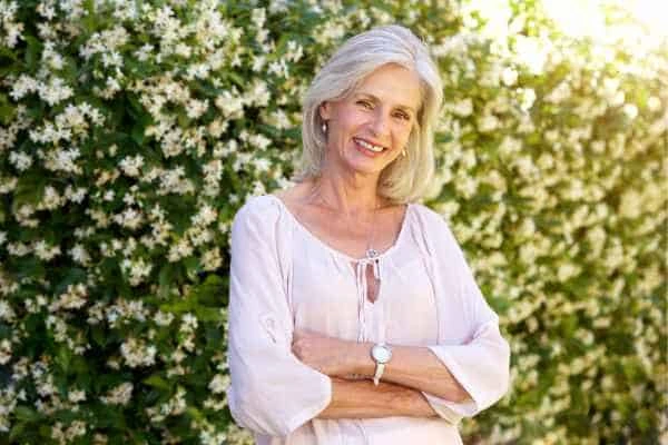 Older woman happy with urinary incontinence treatment Pinner