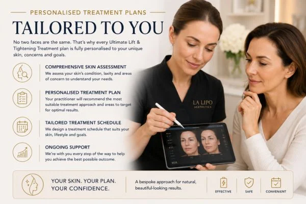 book a consultation about your ultimate lift and tighten treatment Pinner