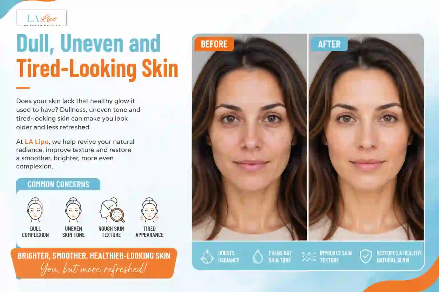 Sign #5: Dull, Uneven and Tired-Looking Skin Pinner